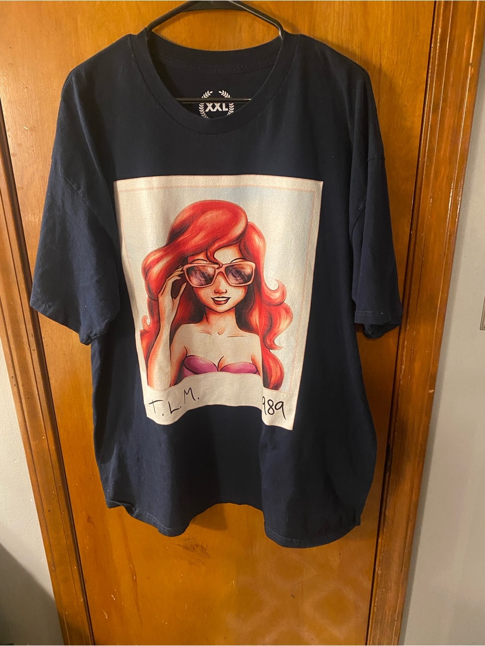 The Little Mermaid T.L.M. 1989 Tee Public T-shirt Navy